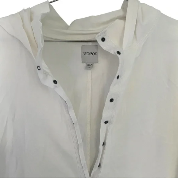 NIC+ZOE White Button-Down Shirt - Picture 2 of 4